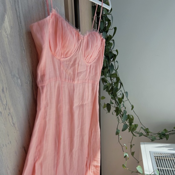 FLASH SALE⚡️Capulet June Pink Midi Dress - Picture 6 of 8